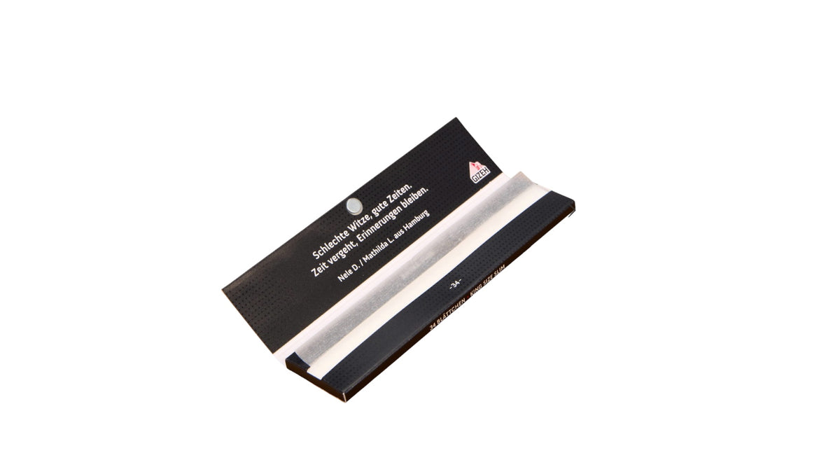 GIZEH Black Paper King Size Slim