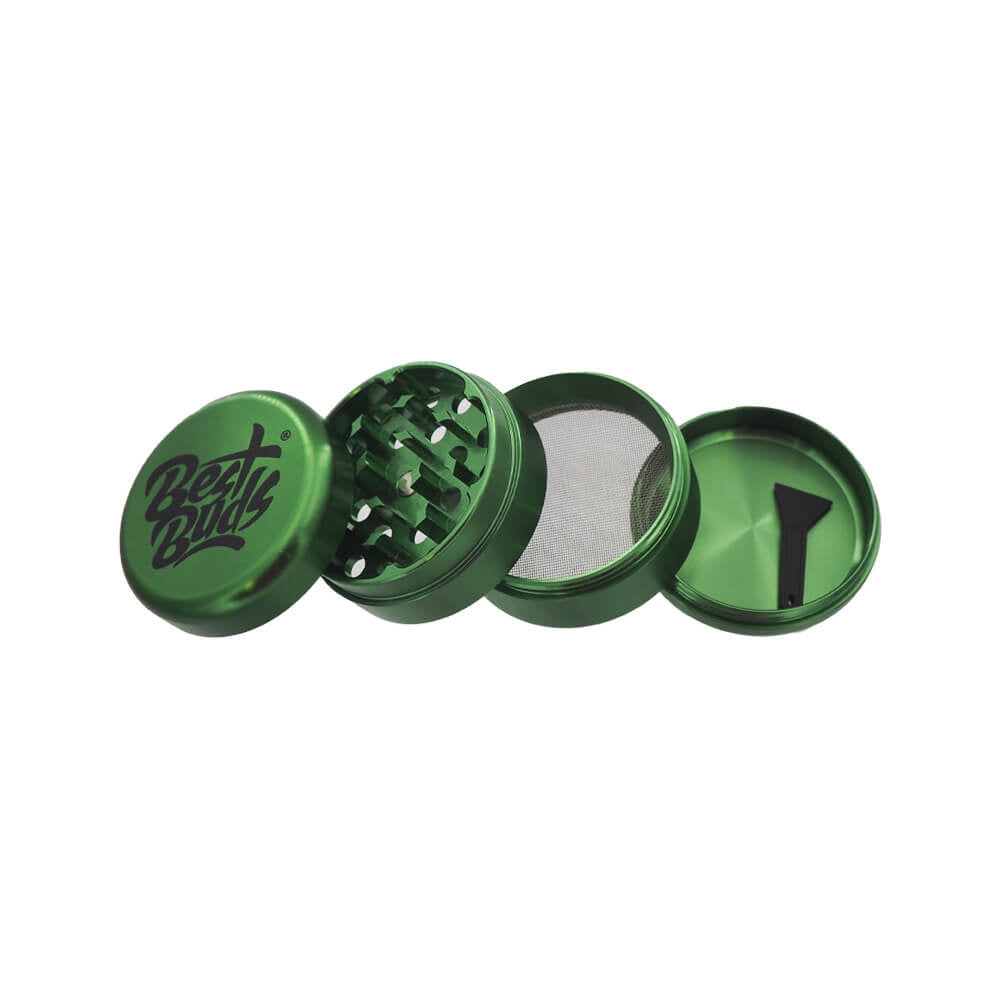 Best Buds Compact Ultra-Light Aluminium Grinder – 4-teilig, 50 mm