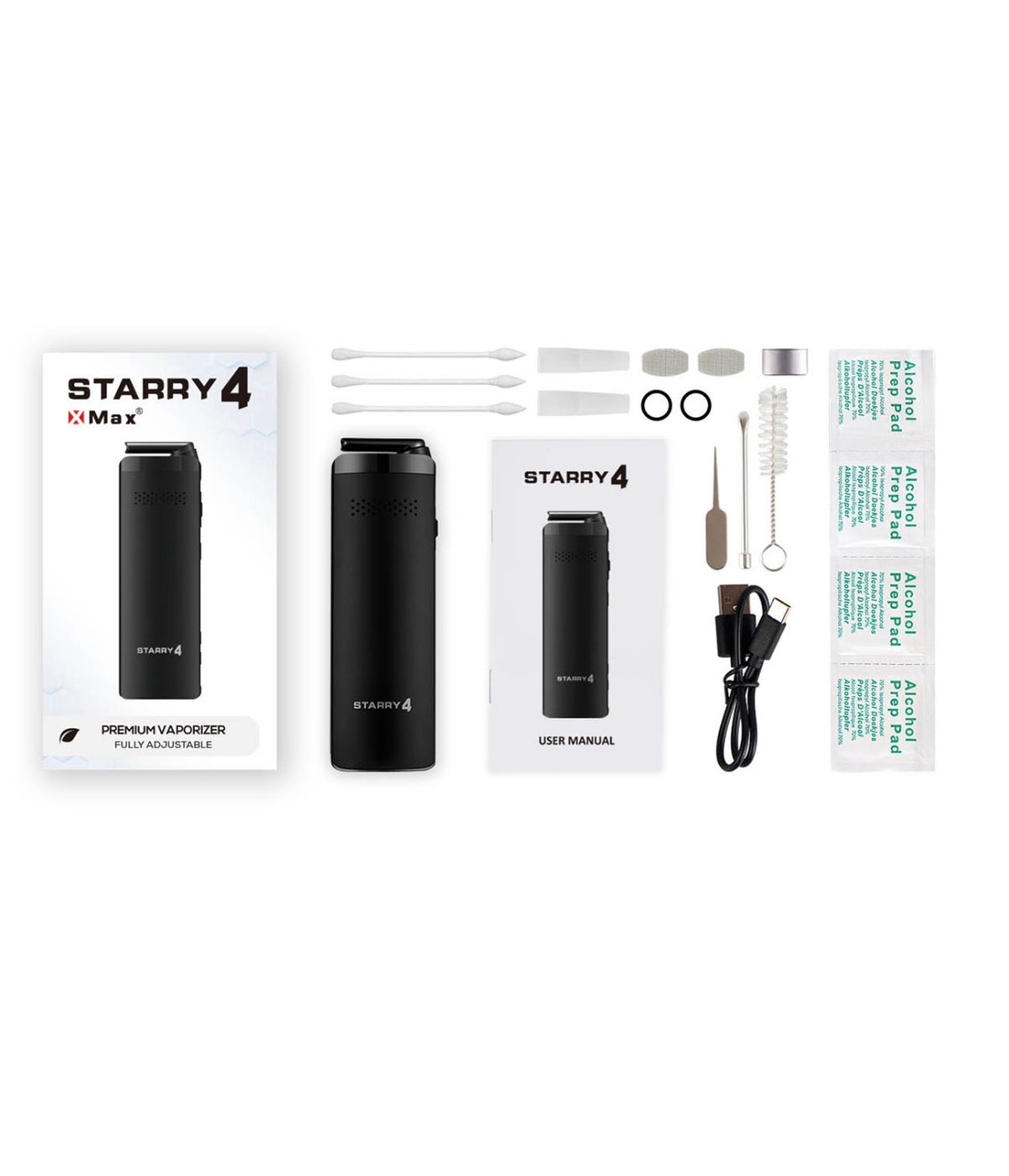 XMAX STARRY 4 Kit Vaporizer Schwarz