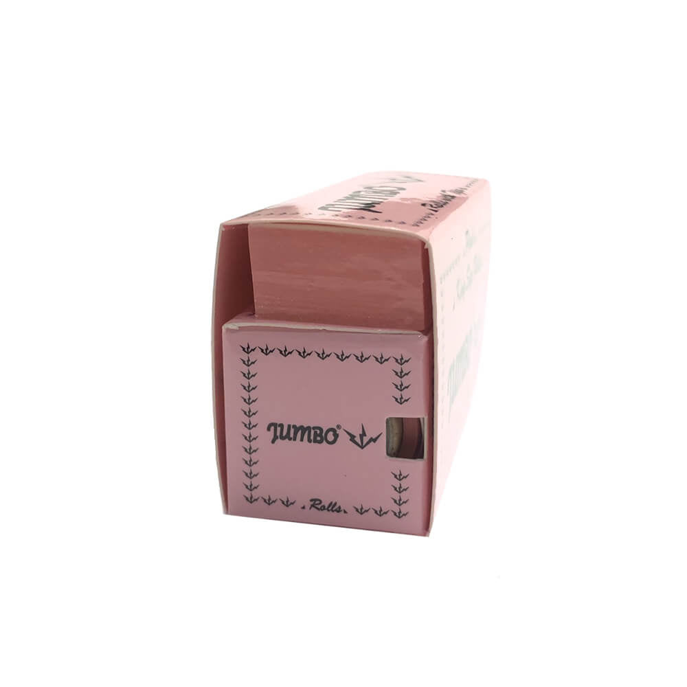 Jumbo Pink King Size Slim Papers mit Tips – 32 Blatt