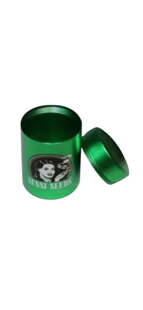 Sensi Seeds Aufbewahrungsbox aus Aluminium (Grün)