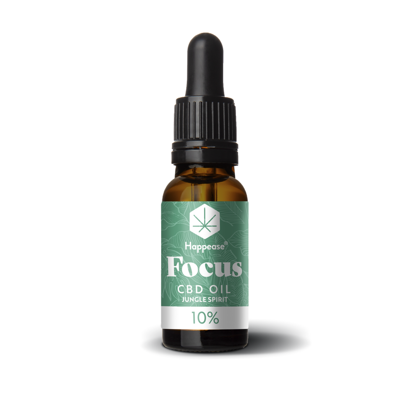 Happease Focus CBD-Öl Jungle Spirit, 10 % CBD, 1000 mg, 10 ml