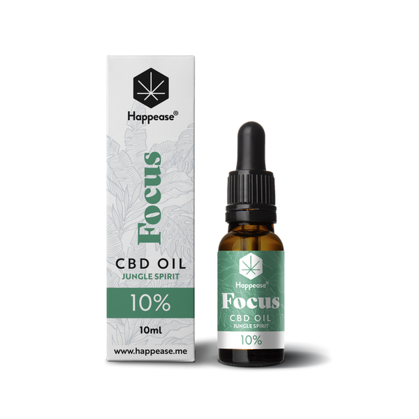 Happease Focus CBD-Öl Jungle Spirit, 10 % CBD, 1000 mg, 10 ml