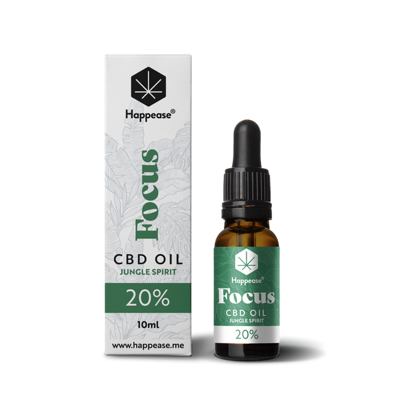 Happease Focus CBD-Öl Jungle Spirit, 20 % CBD, 2000 mg, 10 ml