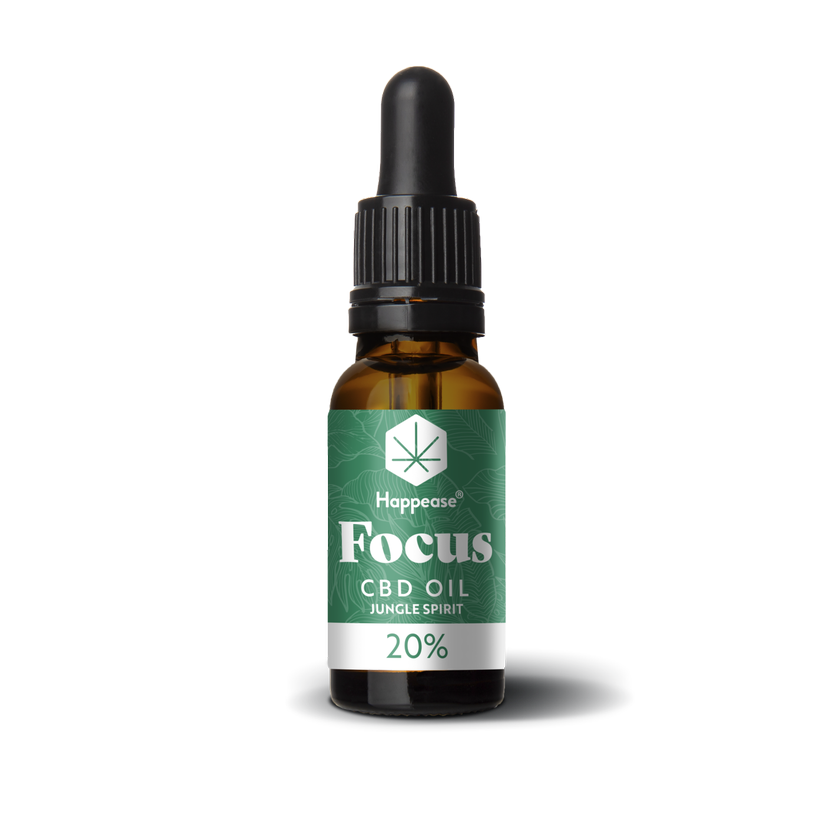 Happease Focus CBD-Öl Jungle Spirit, 20 % CBD, 2000 mg, 10 ml