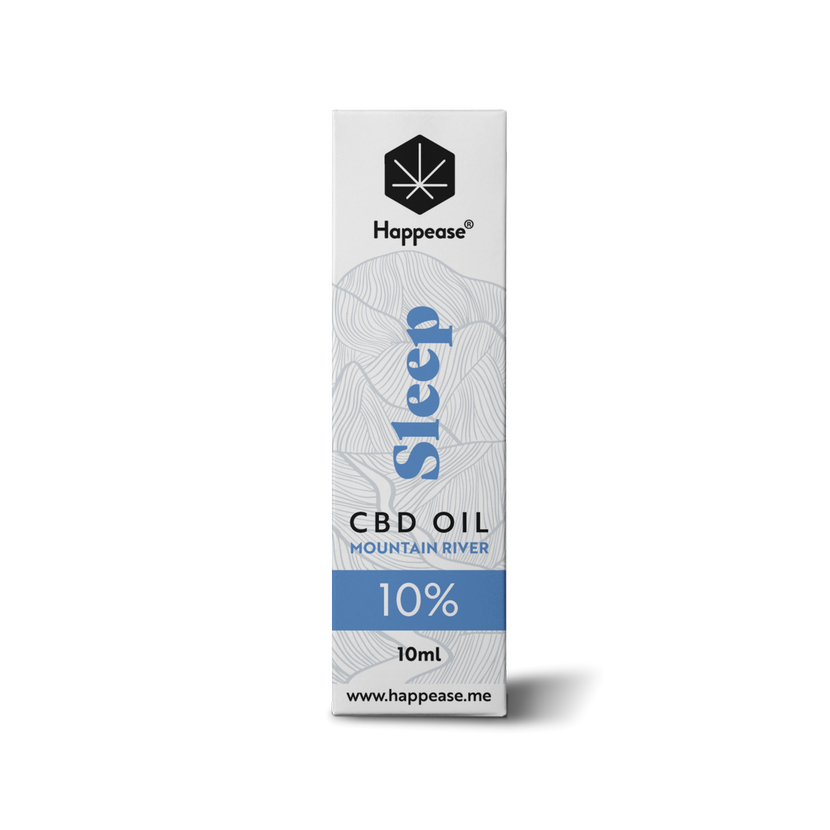Happease Sleep CBD Oil Mountain River, 10 % CBD, 1000 mg, 10 ml