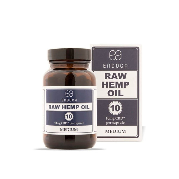 Endoca RAW Hanfkapseln 1200 mg CBD+CBDa, 120 x 10 mg
