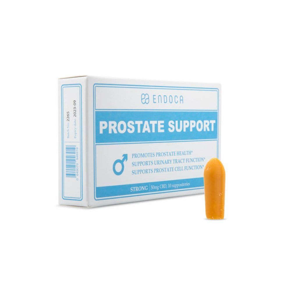 Endoca Zäpfchen Prostate Support 500 mg CBD, 10 Stück