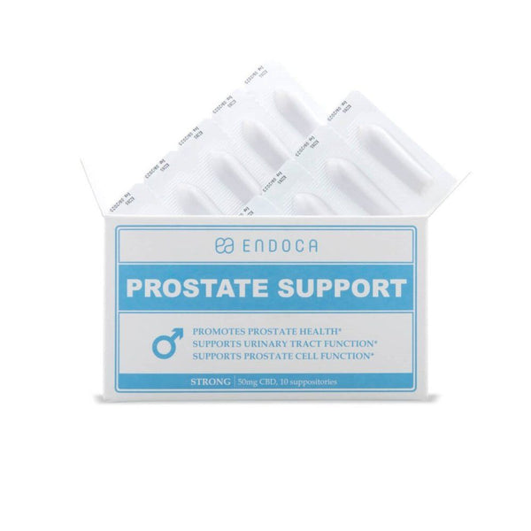 Endoca Zäpfchen Prostate Support 500 mg CBD, 10 Stück