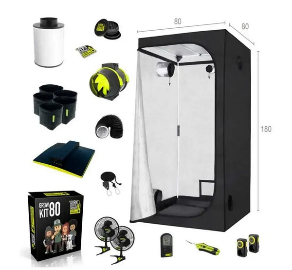 Growbox Set 80x80x180 cm