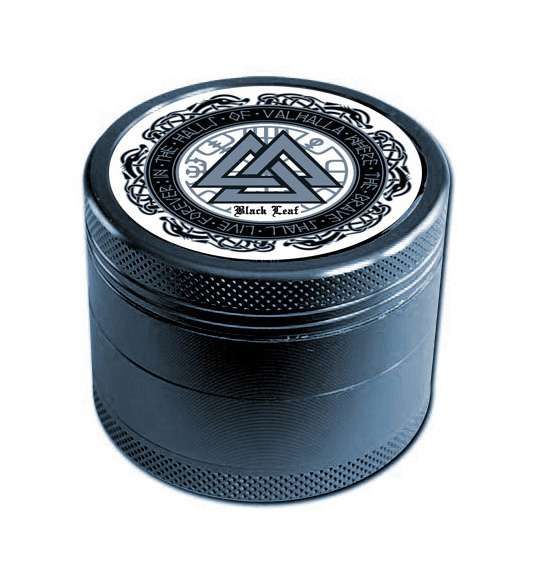 ⚔️ Black Leaf® VALHALLA Grinder – 4-teilig, Wikinger-Design