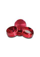 🔥 Black Leaf® Aluminium Grinder – 4-tlg. – Rot