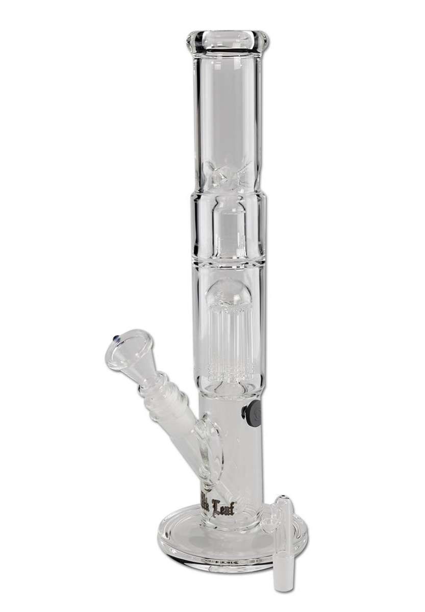 👶 Baby Bongbastic – Black Leaf Mini Beakerbong im Koffer (36 cm)