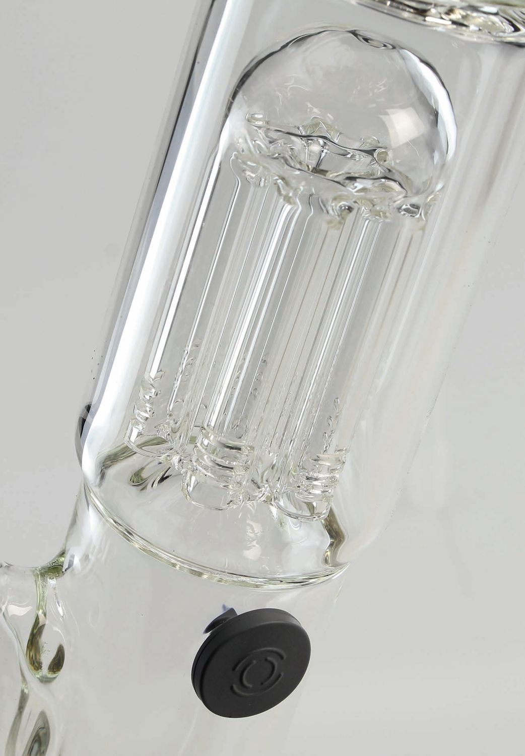 👶 Baby Bongbastic – Black Leaf Mini Beakerbong im Koffer (36 cm)