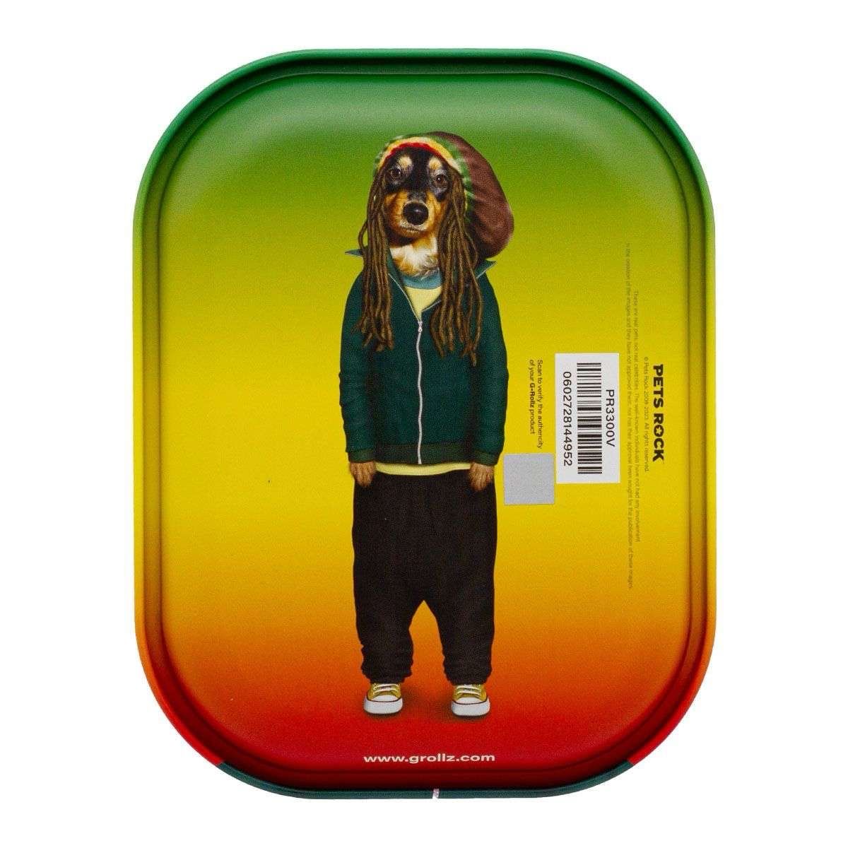 G-Rollz | Pets Rock „Reggae“ Small Tray 14 × 18 cm