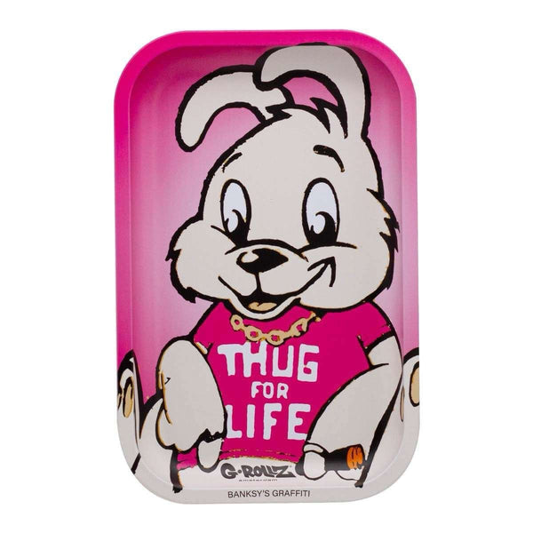 G-Rollz | Banksy’s Graffiti „Thug for Life“ Medium Tray 17,5 × 27,5 cm