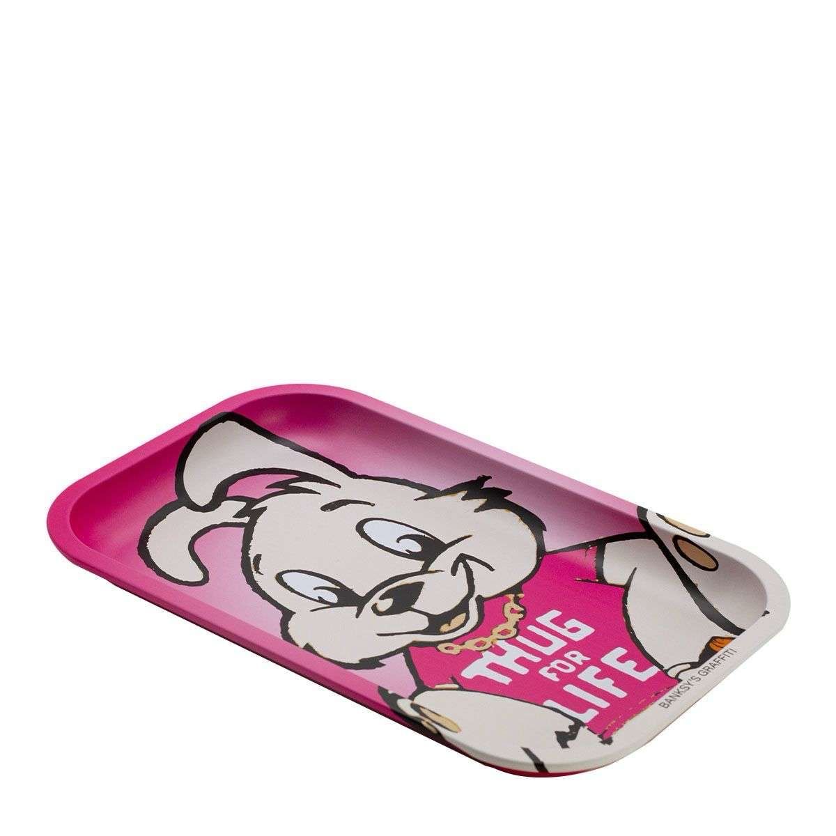 G-Rollz | Banksy’s Graffiti „Thug for Life“ Medium Tray 17,5 × 27,5 cm