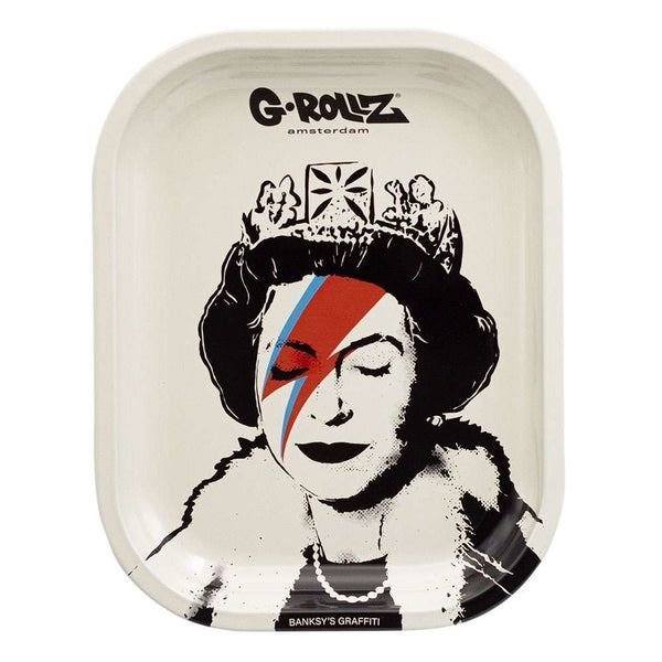 G-Rollz | Banksy’s Graffiti „Lizzie Stardust“ Small Tray 14 × 18 cm