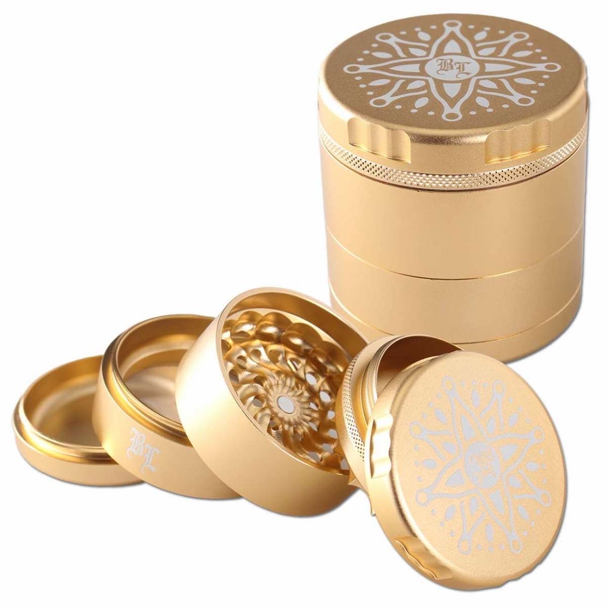 Black Leaf CNC-Flower-Grinder 5-tlg.