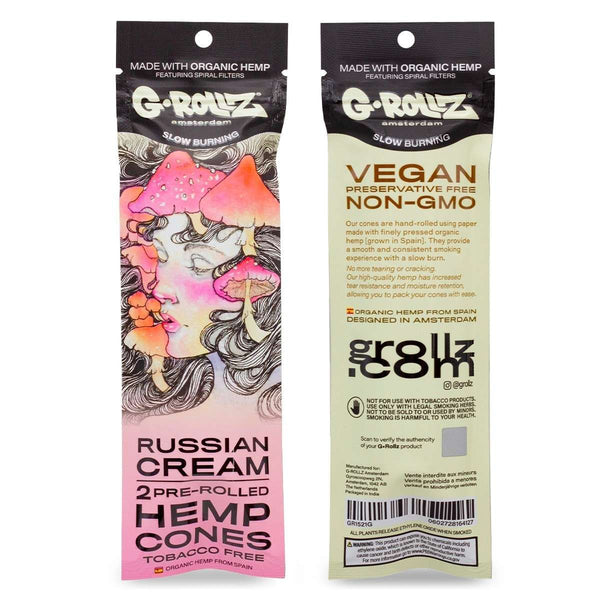 G-Rollz „Russian Cream“ – 2 Pre-Rolled Hemp Cones