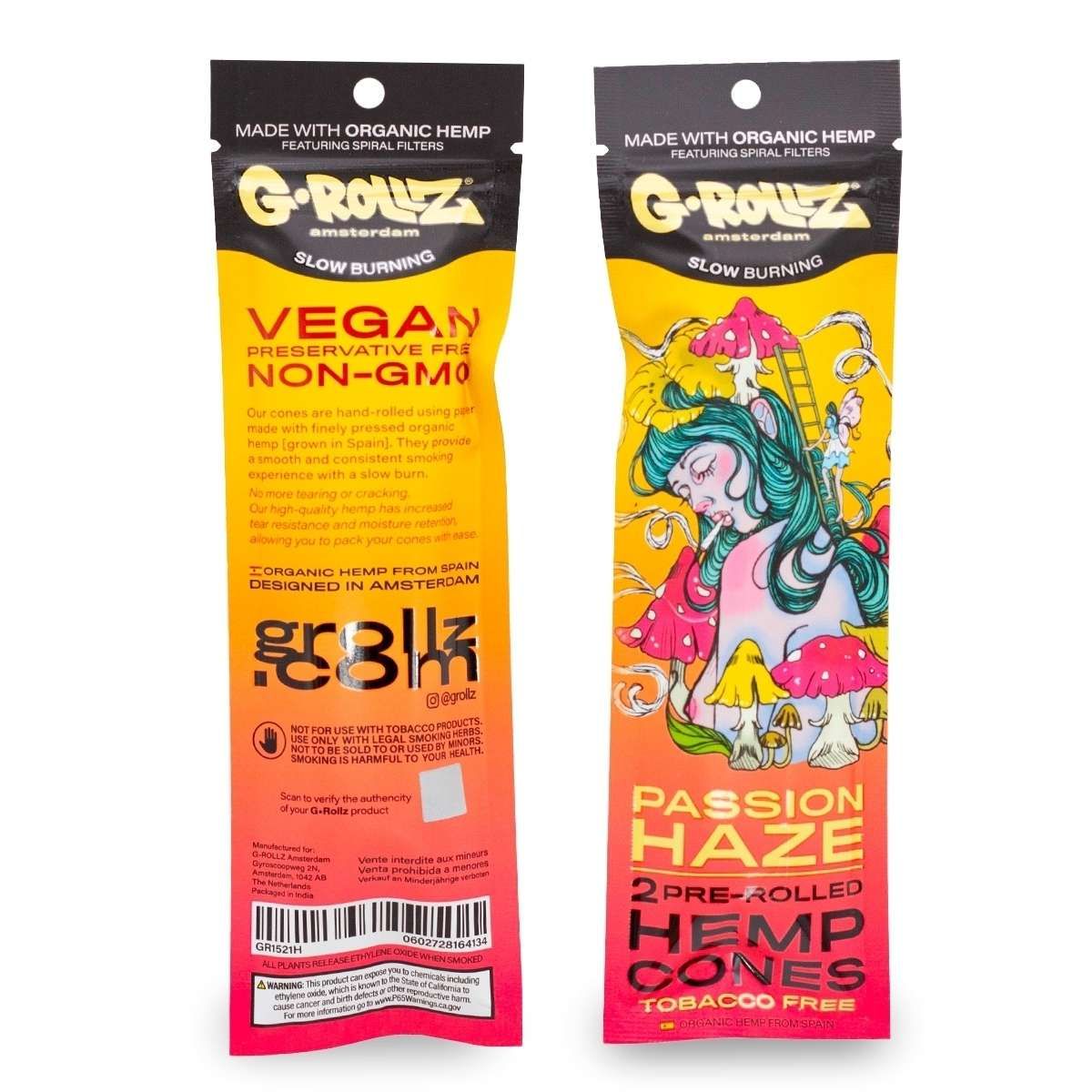 G-Rollz „Passion Haze“ – 2 Pre-Rolled Hemp Cones