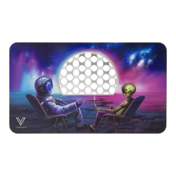 V-Syndicate Grinder Card „Blunt Orbit“ – Metall-Grinderkarte