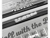 King Size Rolling Paper White Booklet +  10 Glass Tips (7mm)