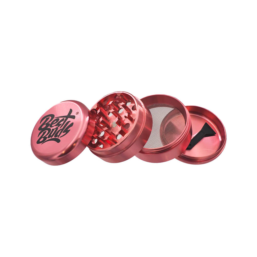 Best Buds Compact Ultra-Light Aluminium Grinder – 4-teilig, 50 mm