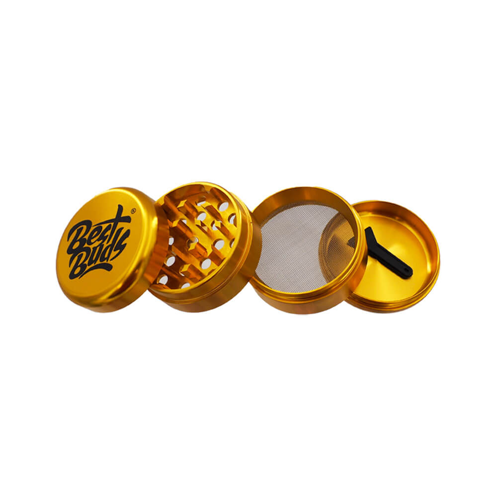 Best Buds Compact Ultra-Light Aluminium Grinder – 4-teilig, 50 mm