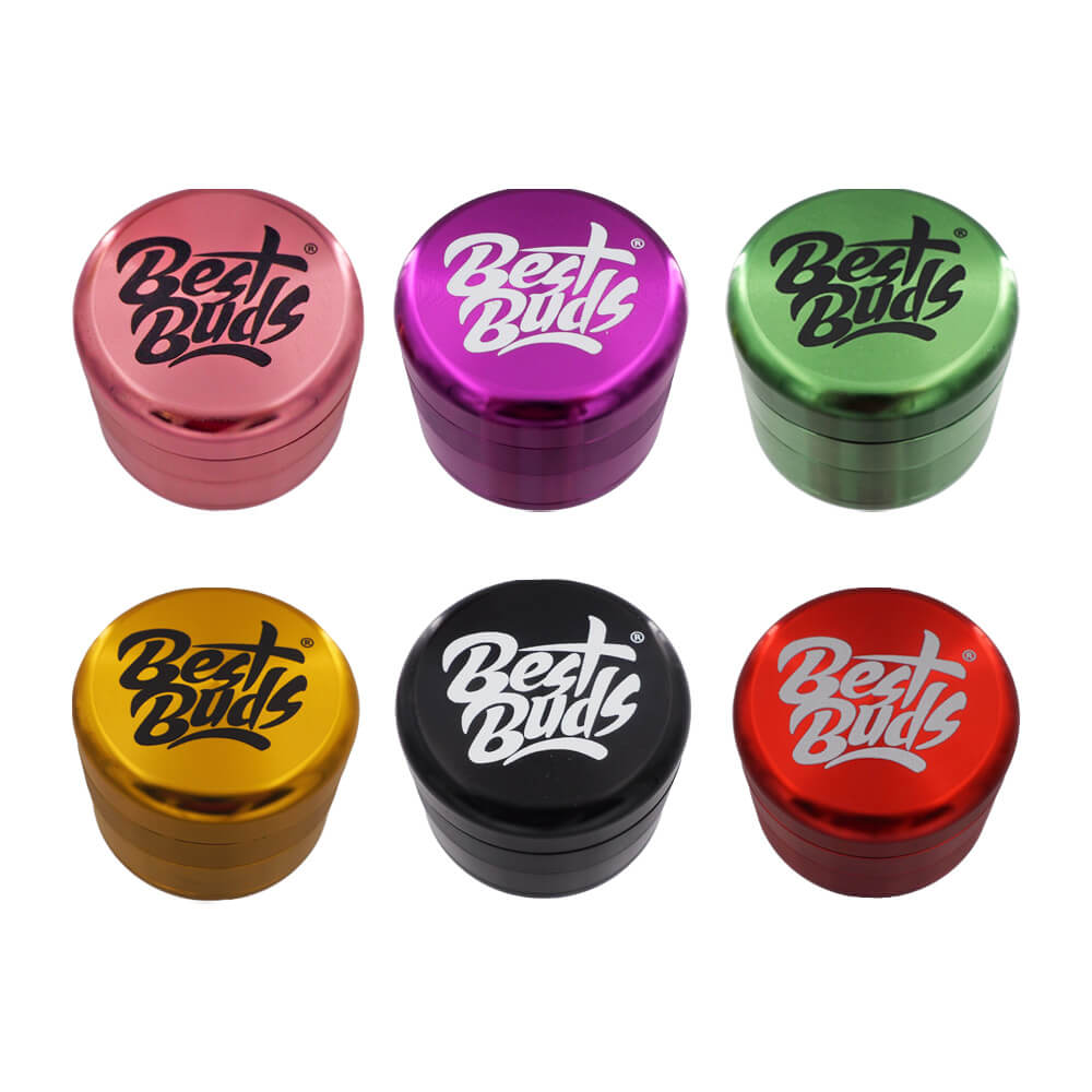 Best Buds Compact Ultra-Light Aluminium Grinder – 4-teilig, 50 mm