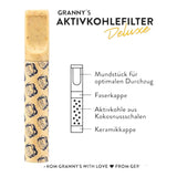 GRANNYS Hybrider Weed Deluxe Aktivkohlefilter – 8 mm | 50 Stück