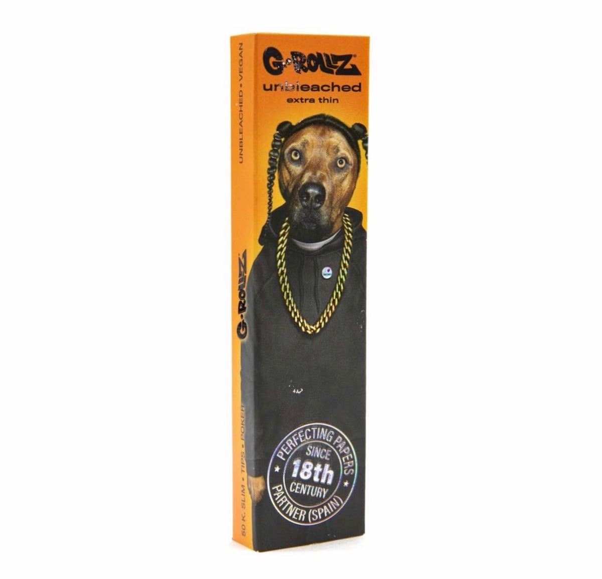 G-Rollz Unbleached Extra Thin Papers + Tips + Poker