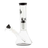 Grace Glass Black Tree-Arm Percolator Beaker Bong – 27,5 cm | Schwarz