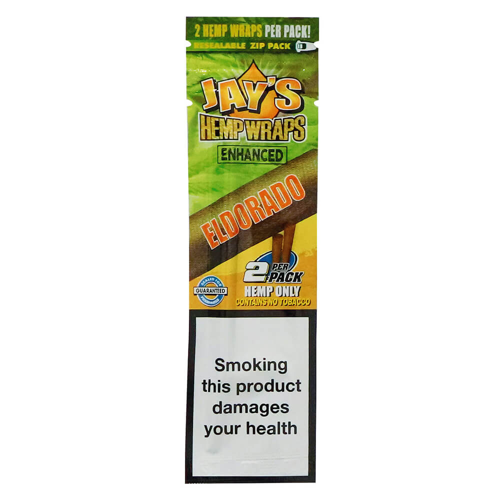 Juicy Jay’s Terpene Hemp Wraps „Eldorado“ – Pineapple Shake, 2 Stück