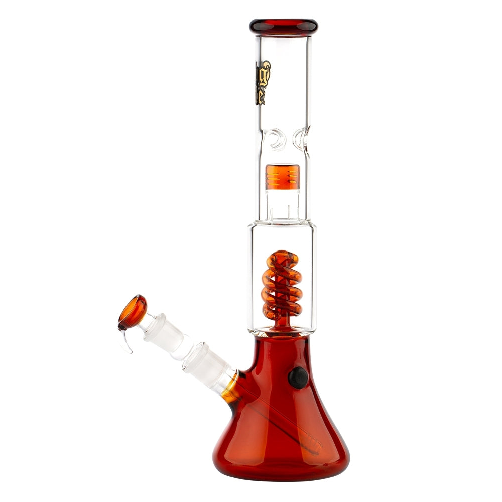 Thug Life OG V2 Spiral Percolator Bong – 35 cm | Amber