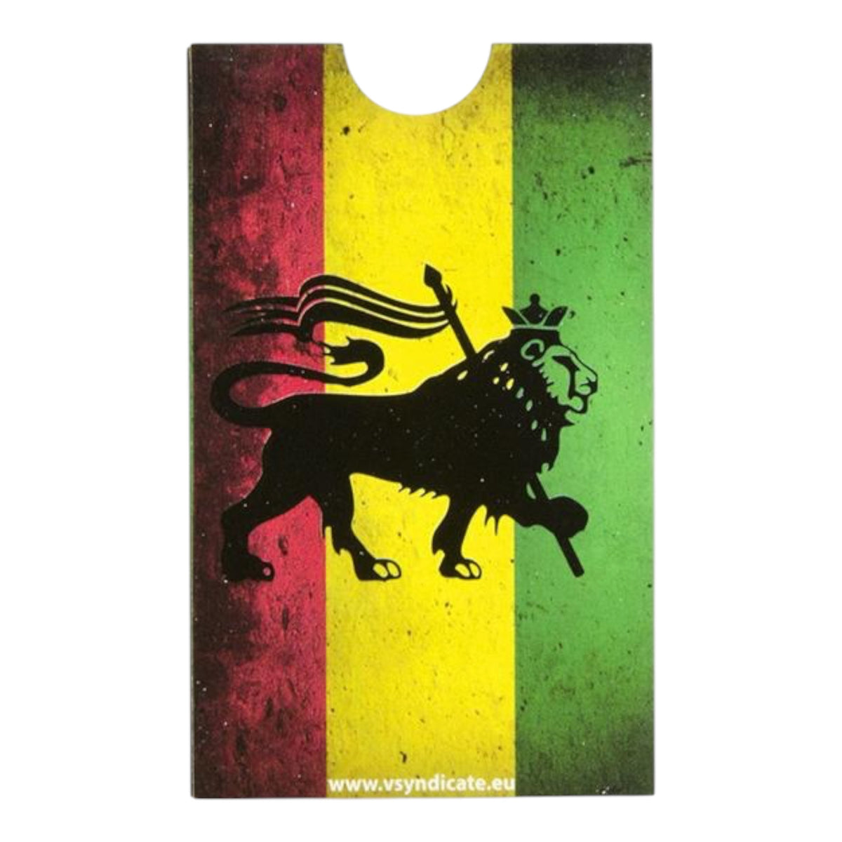 V-Syndicate Grinder Card „Rasta Lion“ – Metall-Grinderkarte