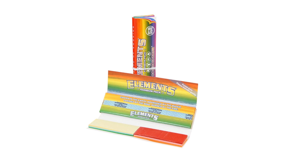 Elements Rainbow King Size Slim Paper mit Tips