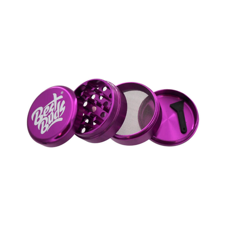 Best Buds Compact Ultra-Light Aluminium Grinder – 4-teilig, 50 mm