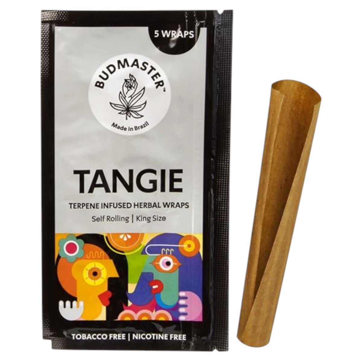 Budmaster Tangie Terpene Blunt Wraps – 5 Stück