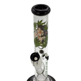 Grace Glass Leaf Goddess Straight Bong – 36 cm | Ø 50 mm