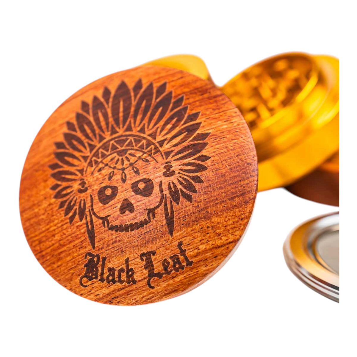 Black Leaf NAVAJO Alu-Holzgrinder 4-tlg.