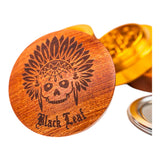 Black Leaf NAVAJO Alu-Holzgrinder 4-tlg.