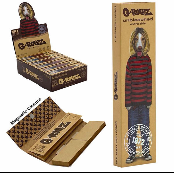 G-Rollz Unbleached Extra Thin Magnet Pack