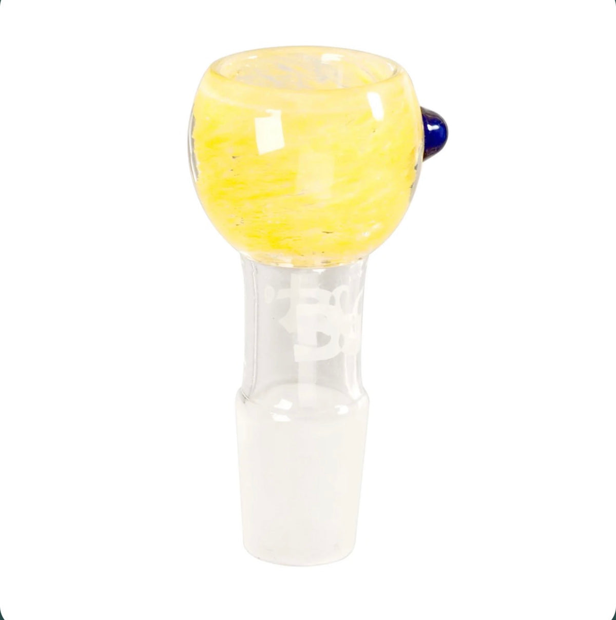 Boost Glas Bowl, Topf, gelb meliert 18.8mm