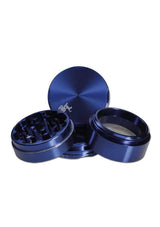 🔥 Black Leaf® Aluminium Grinder – 4-tlg. – Rot