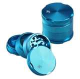 🔥 Black Leaf® Aluminium Grinder – 4-tlg. – Rot
