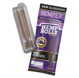 Hemper Rolls King Size + Glas Tips (2Stk)