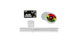 Glas-Kawumm & Kunststoff-Grinder Set „Weed Glass“