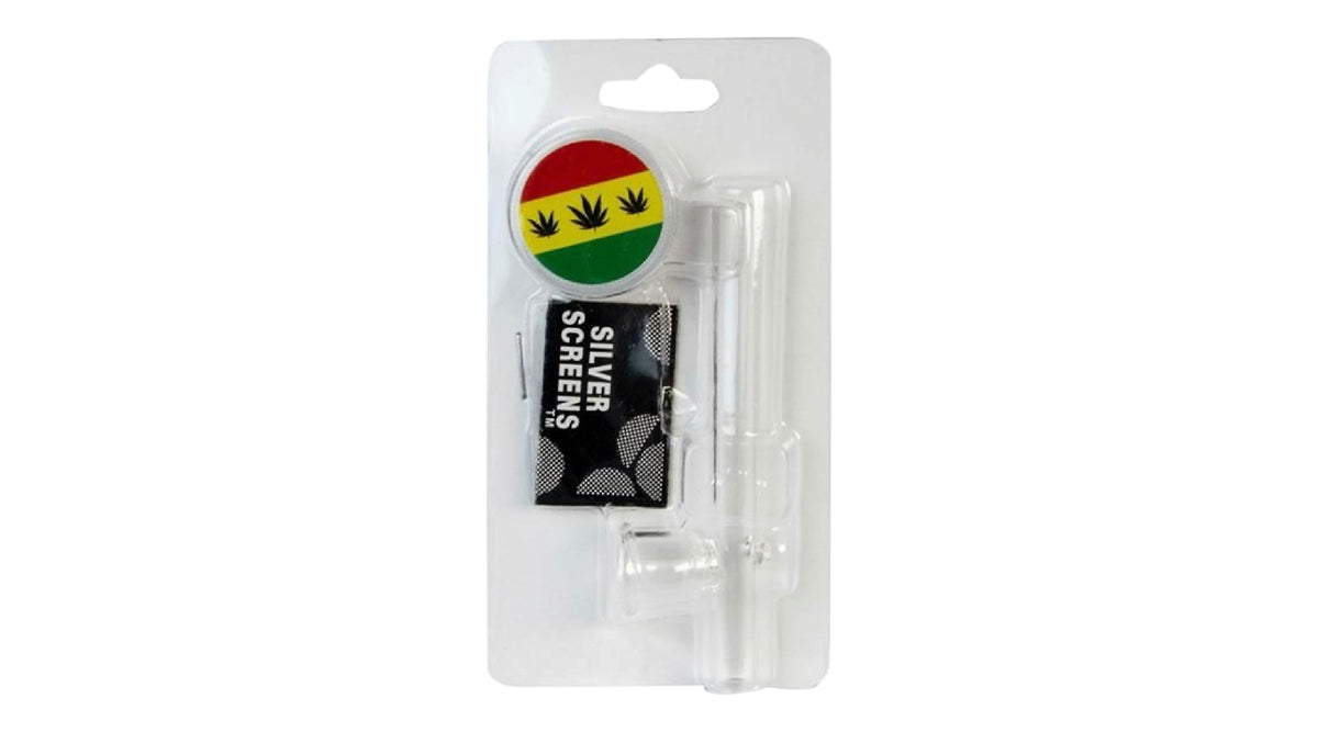 Glas-Kawumm & Kunststoff-Grinder Set „Weed Glass“