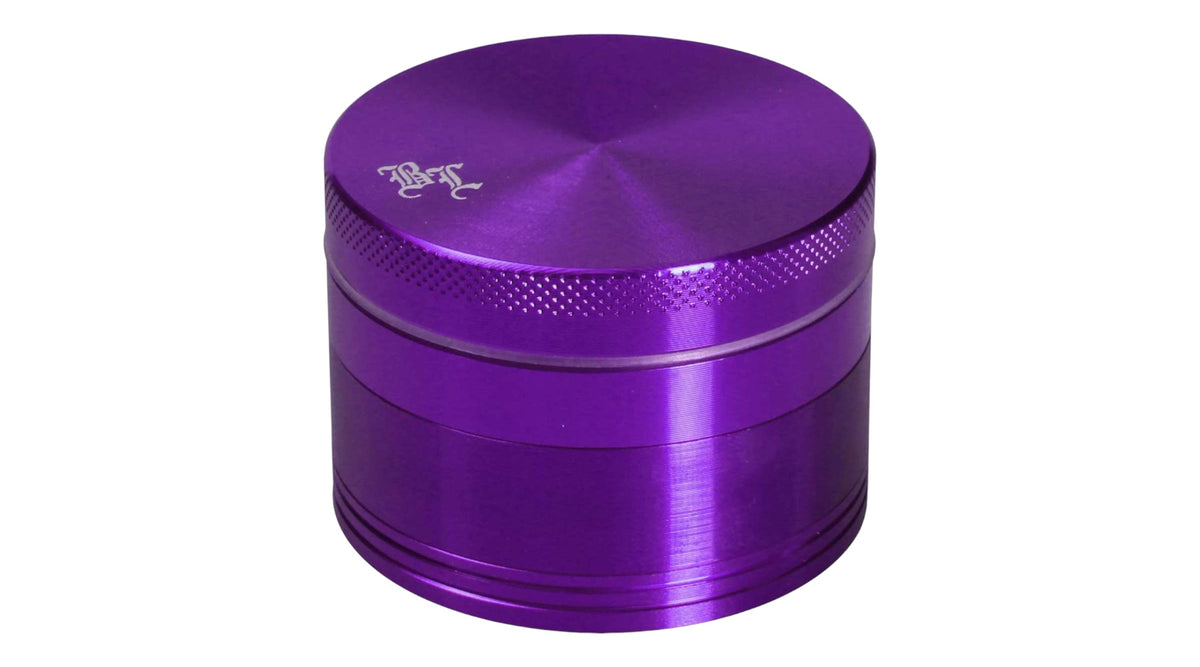 🔥 Black Leaf Alu-Grinder – 4-teilig (Ø 50 mm)